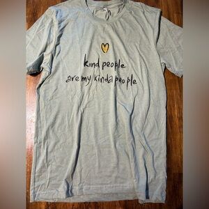 Sage Green Kind People T-Shirt
